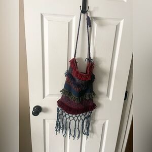 Women’s Vintage Hand Made - Crocheted Pocketbook - Bohemian ~ Retro